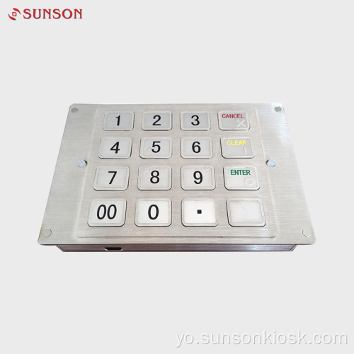 Pinpad Ti o ni igbẹkẹle ti igbẹkẹle fun Kiosk Isanwo isanwo